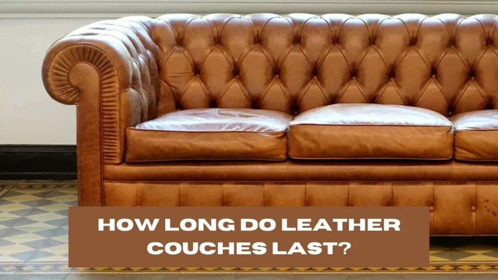 How Long Do Leather Couches Last? Photo of a very well-maintained leather couch.