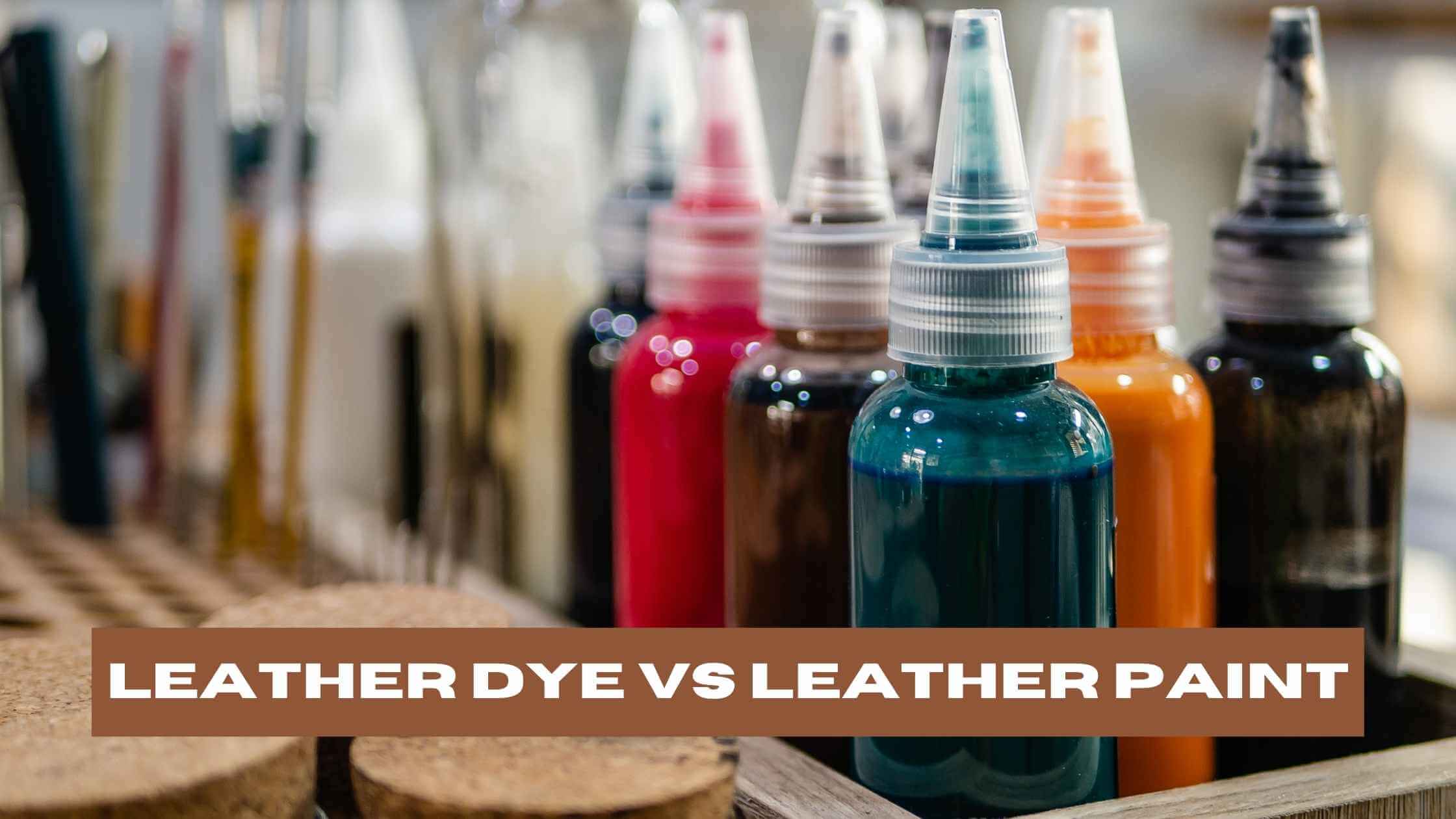 Leather Dye VS Leather Paint