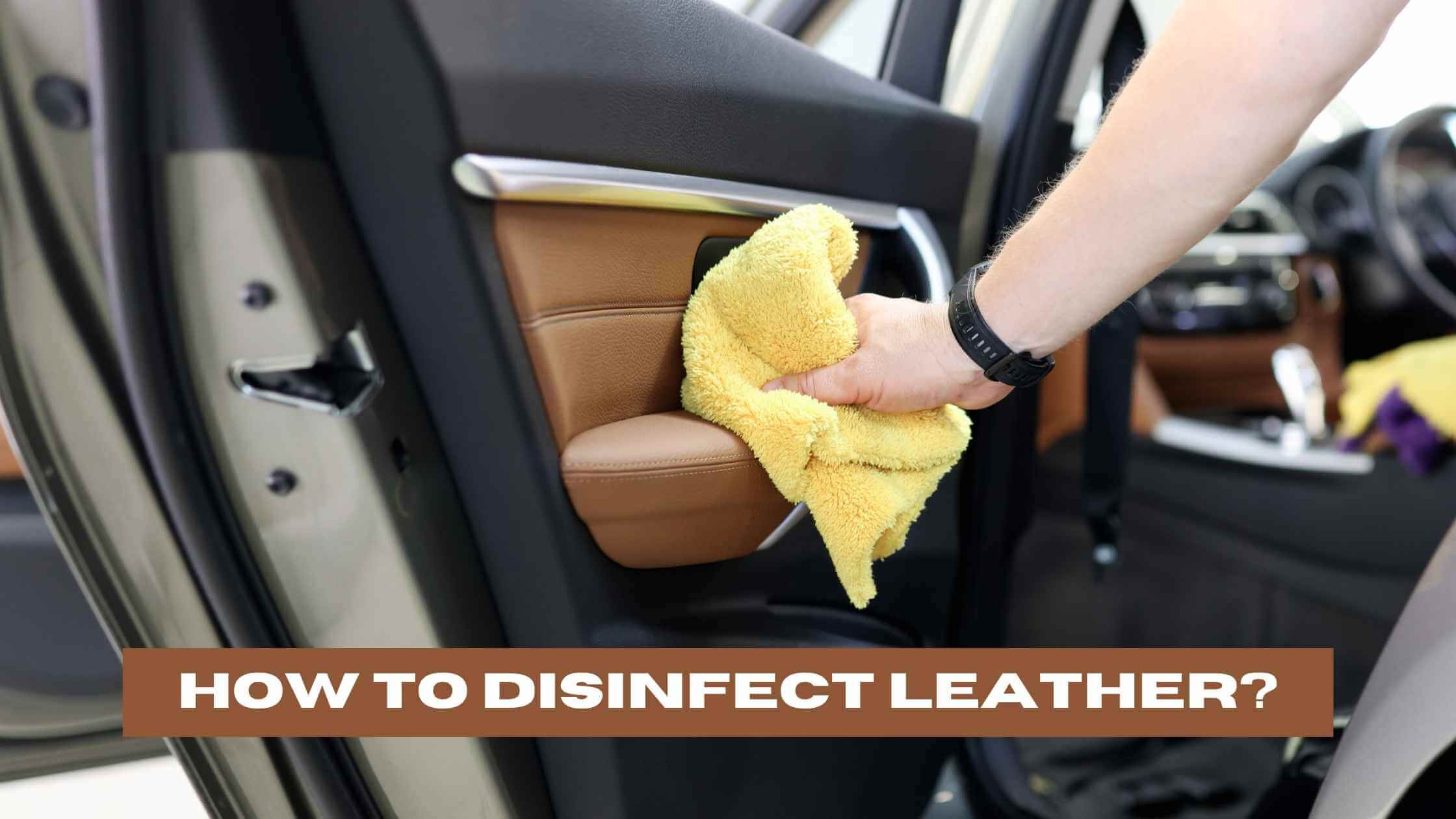How to Disinfect Leather