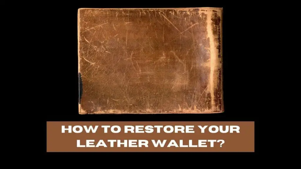 Photo of a damaged leather wallet. How to Restore Your Leather Wallet?